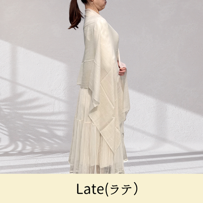 【夏の冷房・紫外線対策】100%カシミヤ 超軽量ストール｜薄くてコンパクト、一年中使える上質な一枚