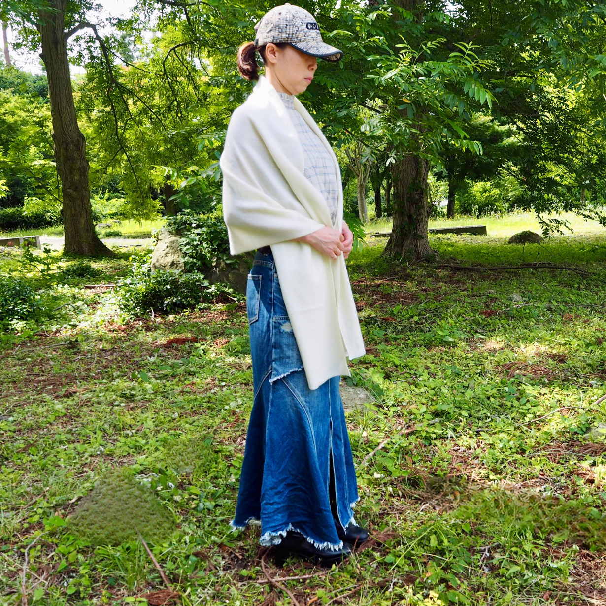 カシミヤ100%　マフラー&amp;ストール　